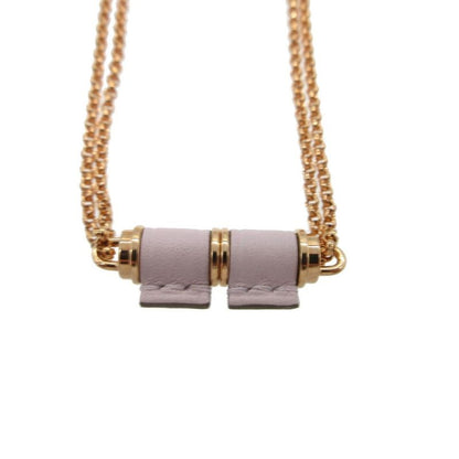 Hermes Charniere PM Necklace Vorsluft Leather Mauve Pale 1846