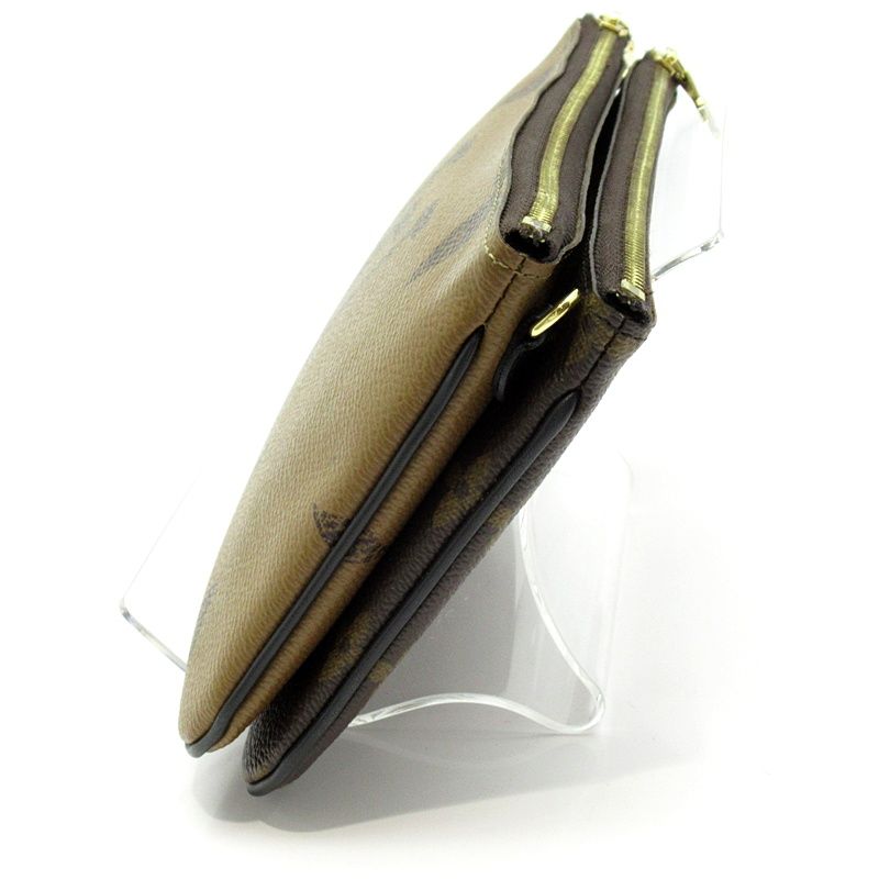 Louis Vuitton Pochette Double Zip M69203 Monogram Giant Reverse Women's