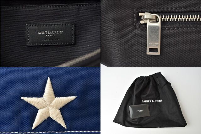 Saint Laurent Body Bag Waist Pouch 557831 Saint Laurent Leather Marsupio Star
