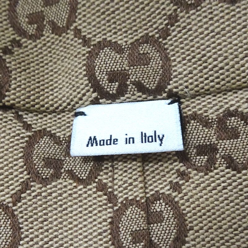 Gucci Pea 48 GG Reversible Size Beige Coat