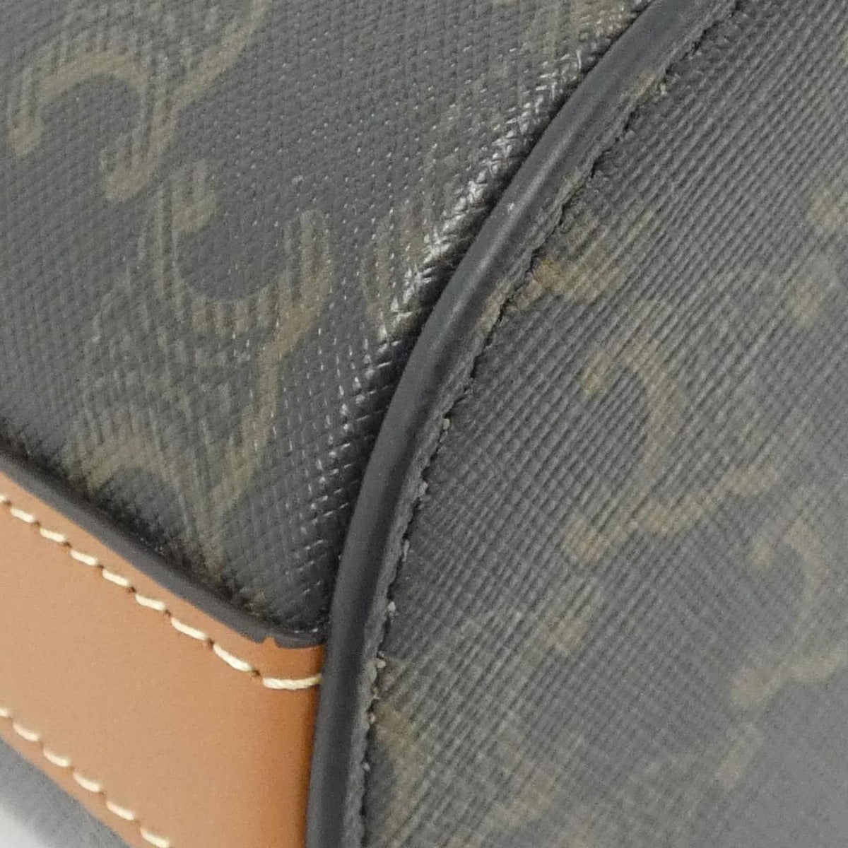 Celine Shoulder Bag Canvas Silver — view 3