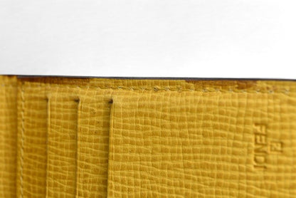 Fendi Wallet Fendi Long Wallet 8m0000 Zucca Pattern Brown Yellow