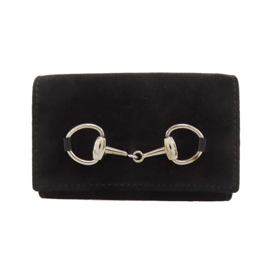 Gucci 088-0959-810-0 Horsebit Key Case Suede Women