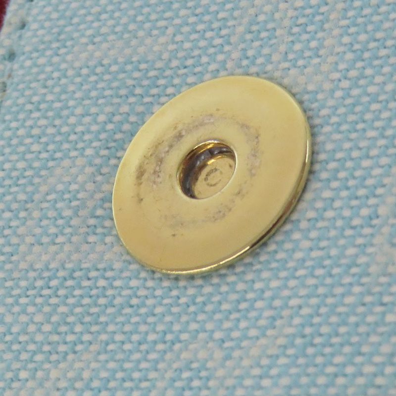 Bvlgari Bulgari Drum Bag Logomania Handbag Canvas Leather Women