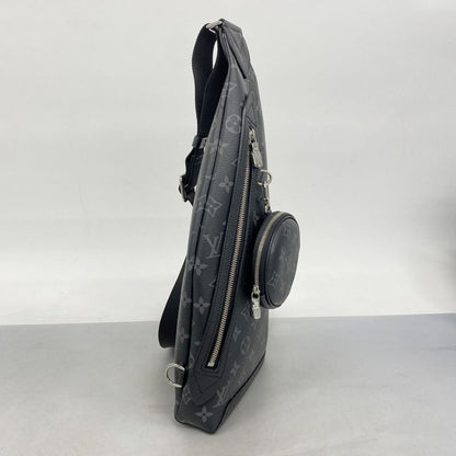 Louis Vuitton Body Bag Taiga Lama Duos Ring Bag M30936 Black Men's