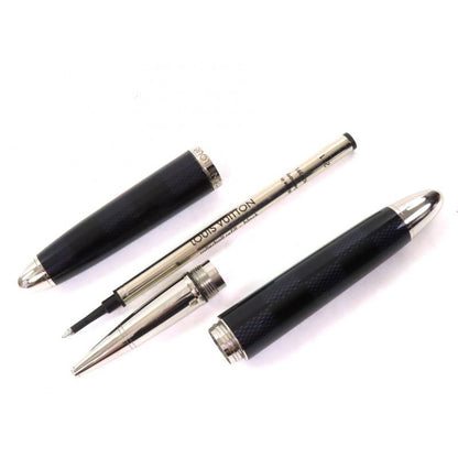 Louis Vuitton N79003 Granteur Damier Graphite Capped Ballpoint Pen Black Gray