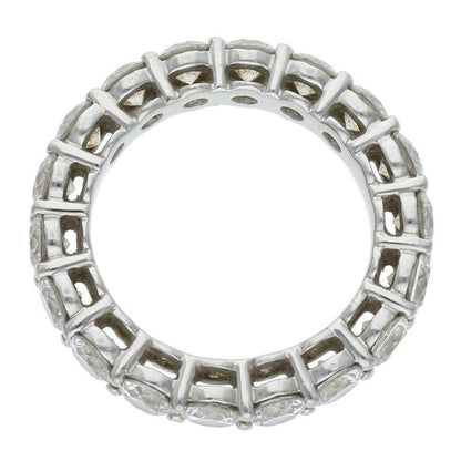 Tiffany & Co Forever Band Pt950 Pavé Diamond Platinum Ring Men's Size 8