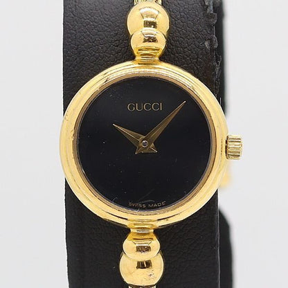 Gucci 2700.2.1 Bangle Watch Quartz Black Dial Kut