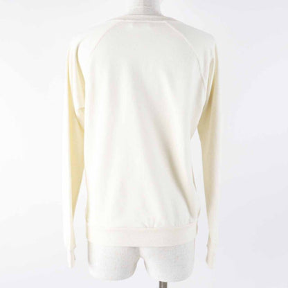 Celine 2y244450i Cotton Cashmere Anchor Print Long Sleeve Sweatshirt Off White