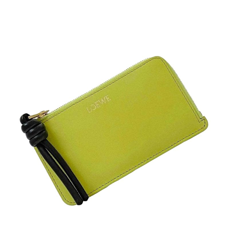 Loewe Coin Card Case Light Green Anise