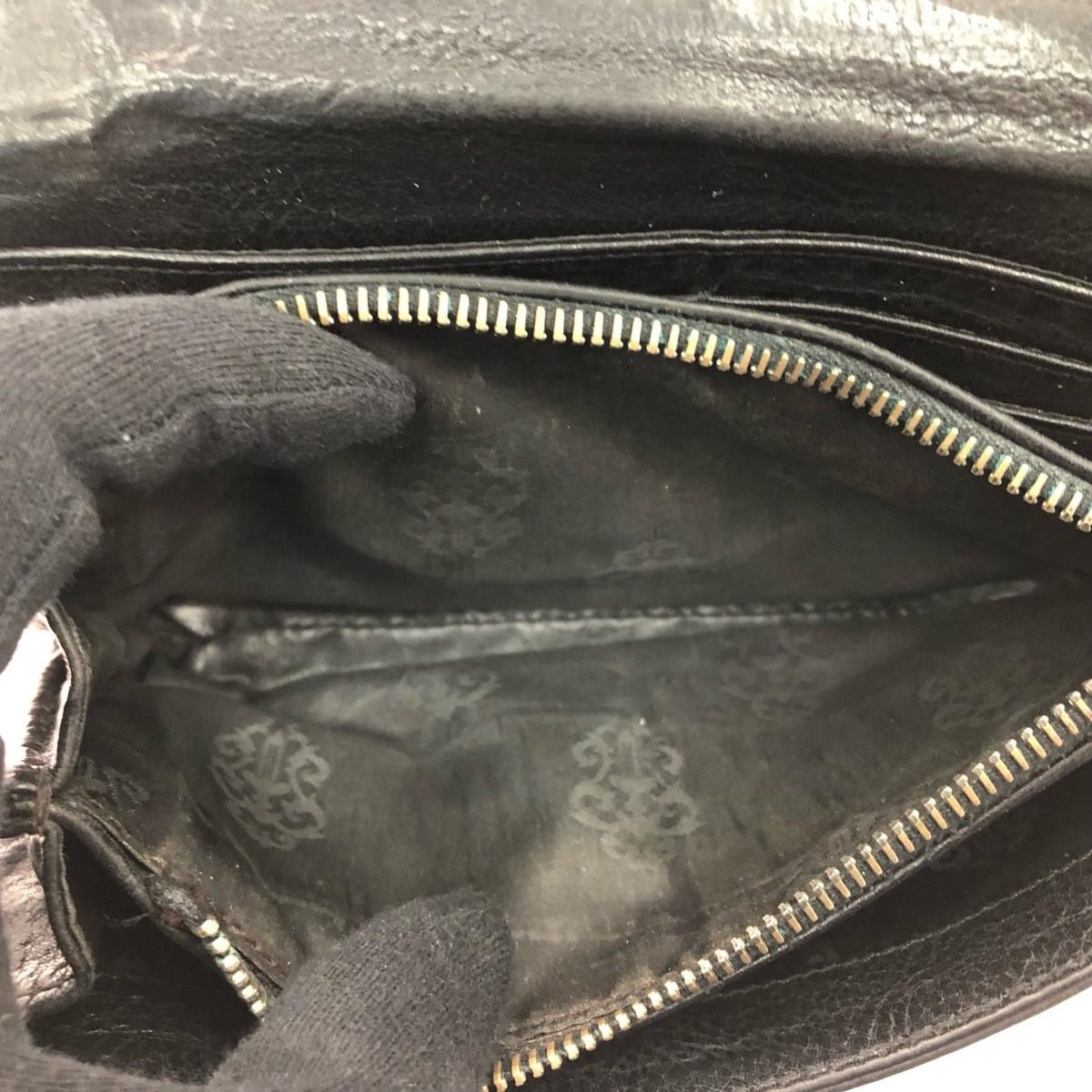 Chrome Hearts Wallet Judy Cross Ball Black — view 7