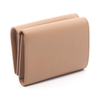 Loewe Trifold Wallet Futurist Cat Mocha Leather — view 2