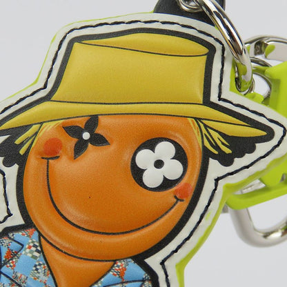 Louis Vuitton Key Holder Porte Cles LV Scarecrow Mp2922 Leather Monogram Yellow