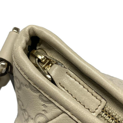 Gucci Handbag Stripe Line Abby 130939 Beige Leather