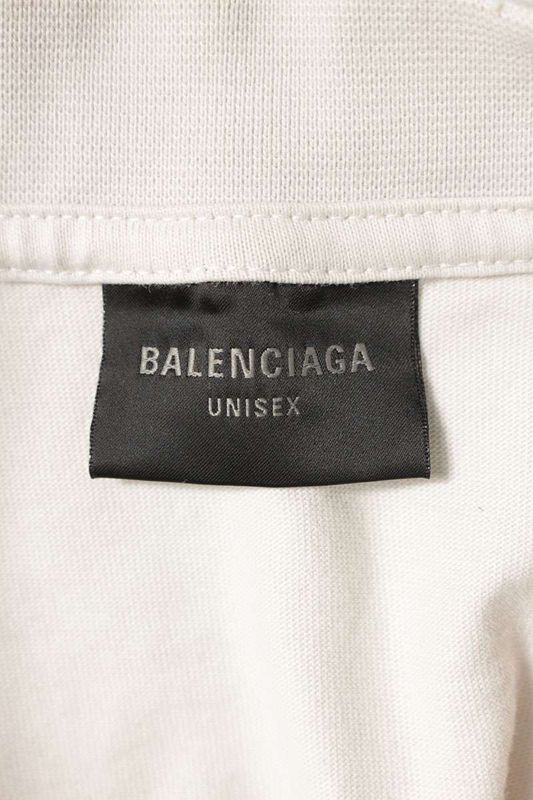 Balenciaga 764235 Tqva3 Stencil Type Damaged Oversized T-shirt Men's XXS