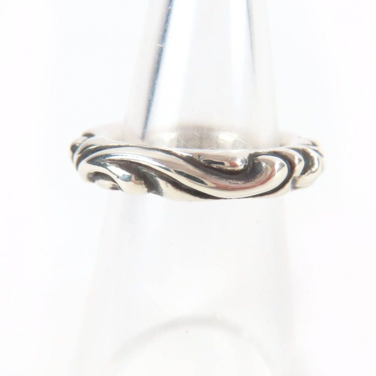 Chrome Hearts Scroll Band Ring 925 Silver Weight — view 2