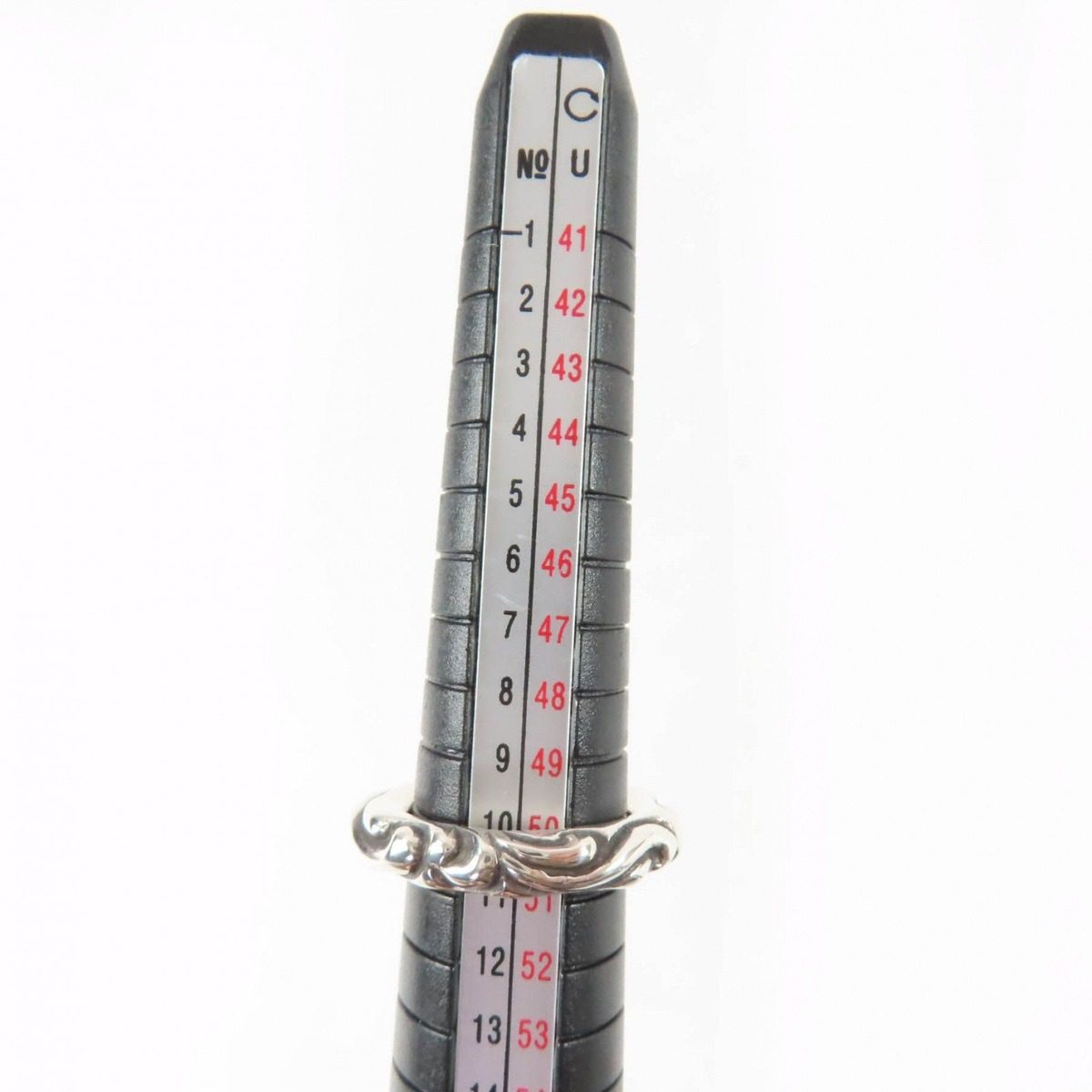 Chrome Hearts Scroll Band Ring 925 Silver Weight — view 9