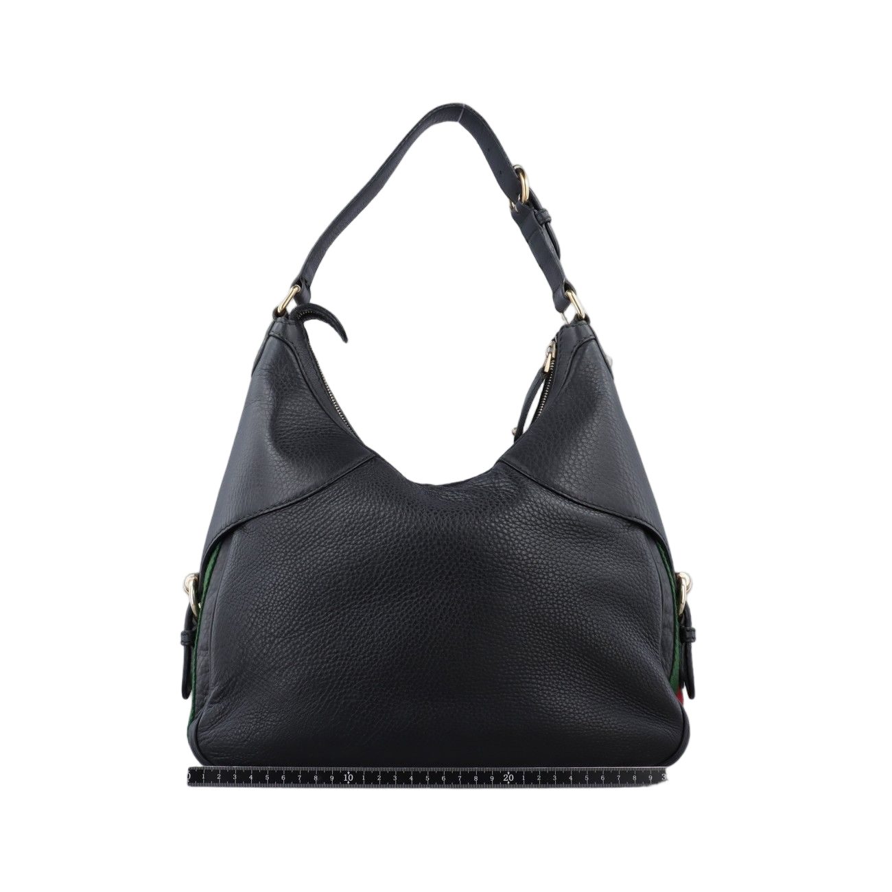 Gucci Heritage Horsebit Hobo Black Leather — view 2