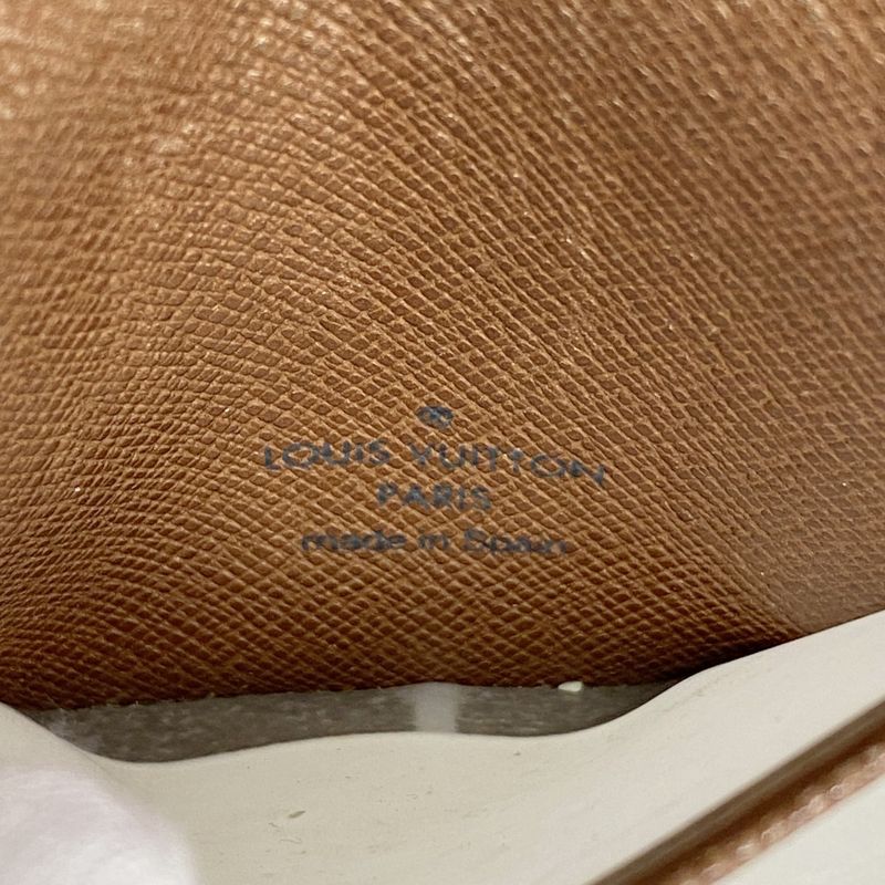 Louis Vuitton Card Case Monogram Porte 2 Carte Vertical M60533 Brown Men Women