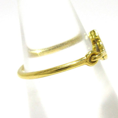 Cartier Ring 47 Hindu 18K Yellow Gold X Diamonds 4P Diamonds