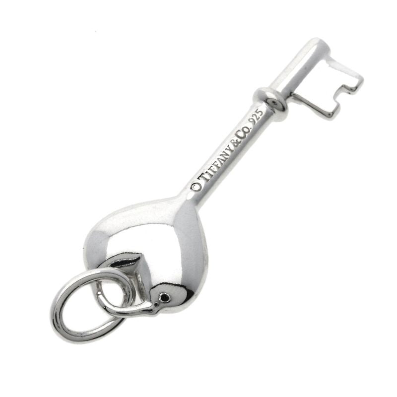 Tiffany & Co Heart Key Pendant Top SV Ladies