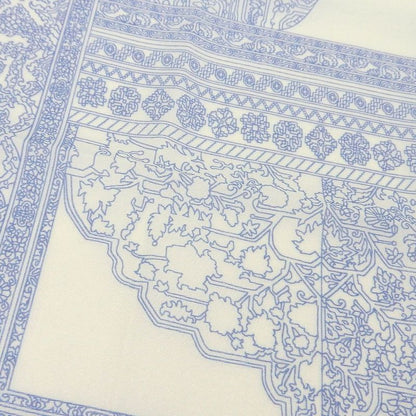 Unused Exhibit Hermes Handkerchief 100% Cotton Blue Everyday Small Item Unisex