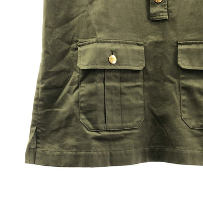 Celine Cotton Military Dress - 38 - Khaki - Women