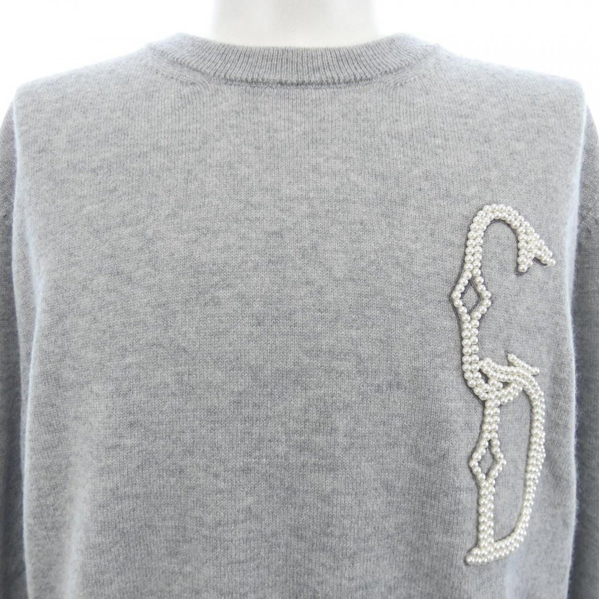 Dior Knit Sweater Cashmere Gray — view 5