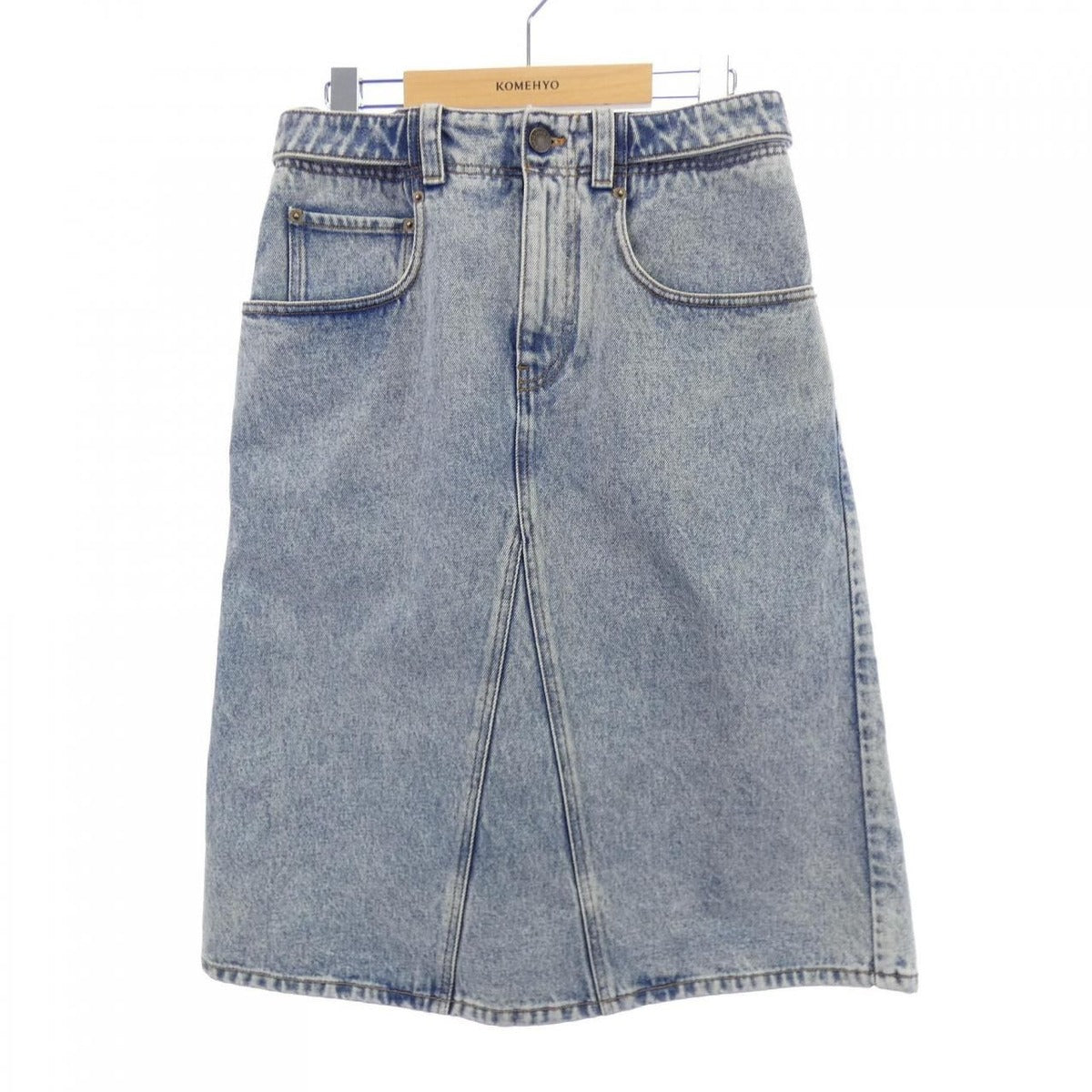 Louis Vuitton Bree Chido Denim Midi Skirt