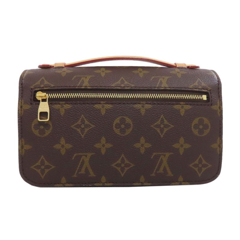 Louis Vuitton M46279 Pochette Metis EW Handbag Monogram Canvas Women