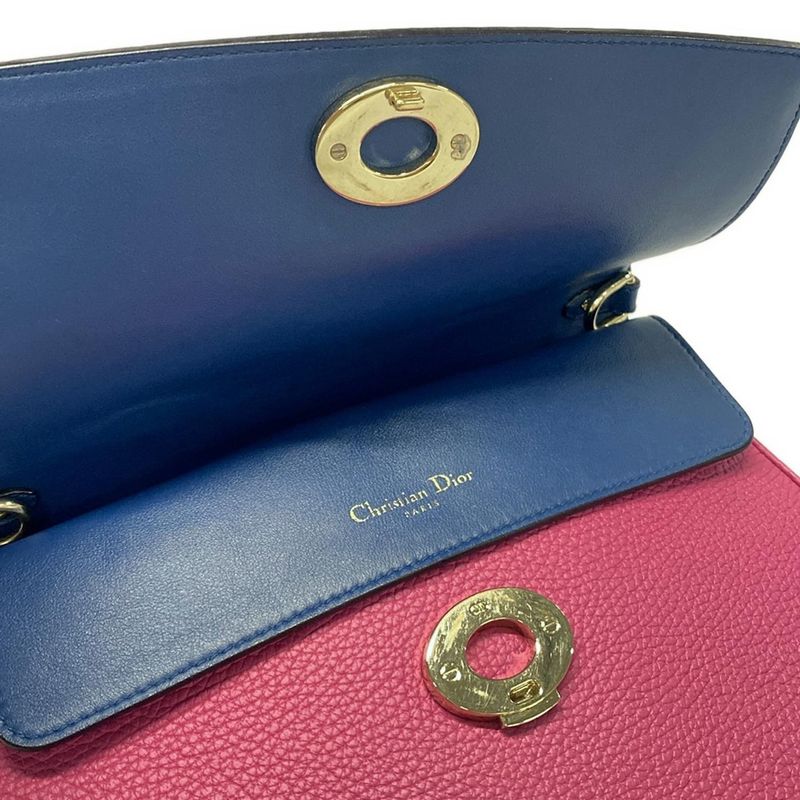 Dior/christian Dior Handbag B-dior Pink Leather