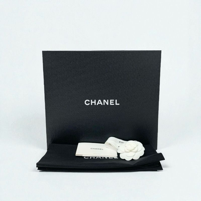 Chanel Loafer Leather Shoes Patent Leather White Gold Here Mark Thick Sole