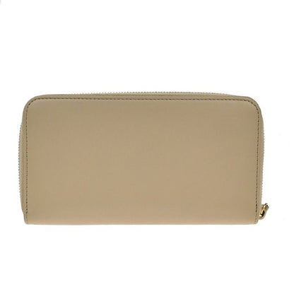 Fendi Long Wallet Round Zipper Wallet Beige 30ka959