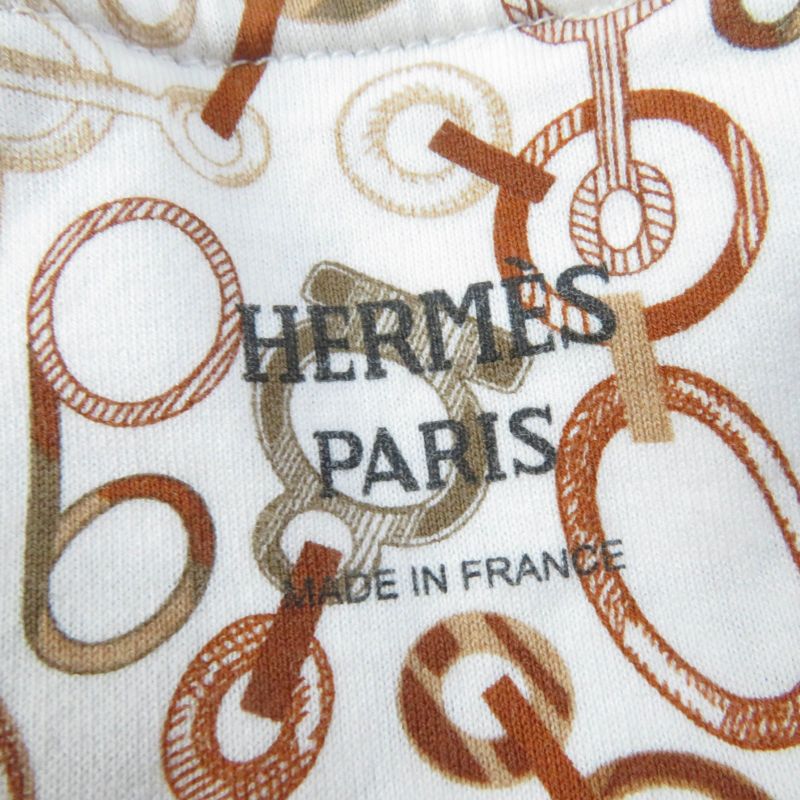 Hermes 2023ss 3h4514dr DR Do RE Boucles Do RE Boucles 100% Cotton Short Sleeves