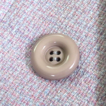 Christian DIOR Vintage 100% Wool Double Breasted Tweed Tailored