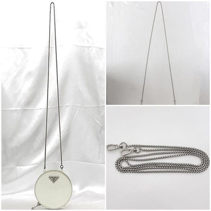 Prada Chain Shoulder Bag F22966 White 1na003