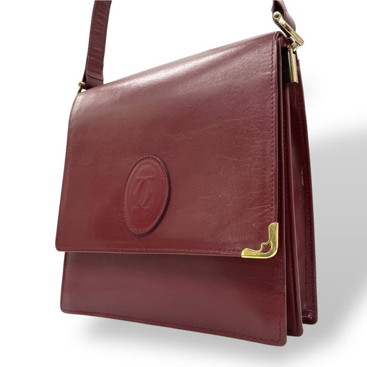Cartier Leather Shoulder Bag Must