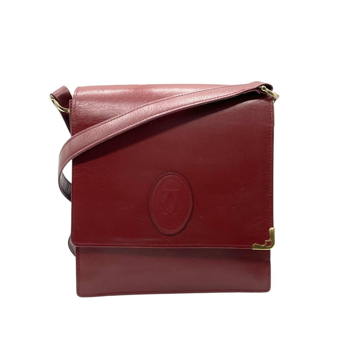 Cartier Leather Shoulder Bag Must — view 2