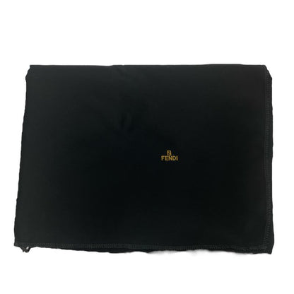 Fendi Stole Scarf Cashmere Sable Blawan With Storage Bag