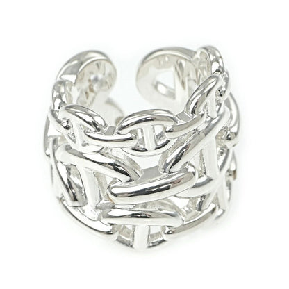 Hermes Ring Chaine D'ancre GM 46 Silver