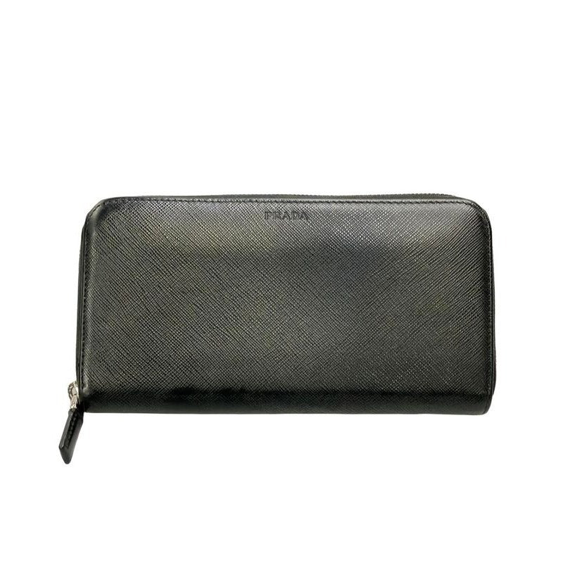 Prada Zip Around Wallet Saffiano