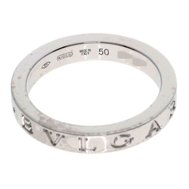 Bvlgari Bulgari Double Logo #50 Ring - Pt950 Ladies