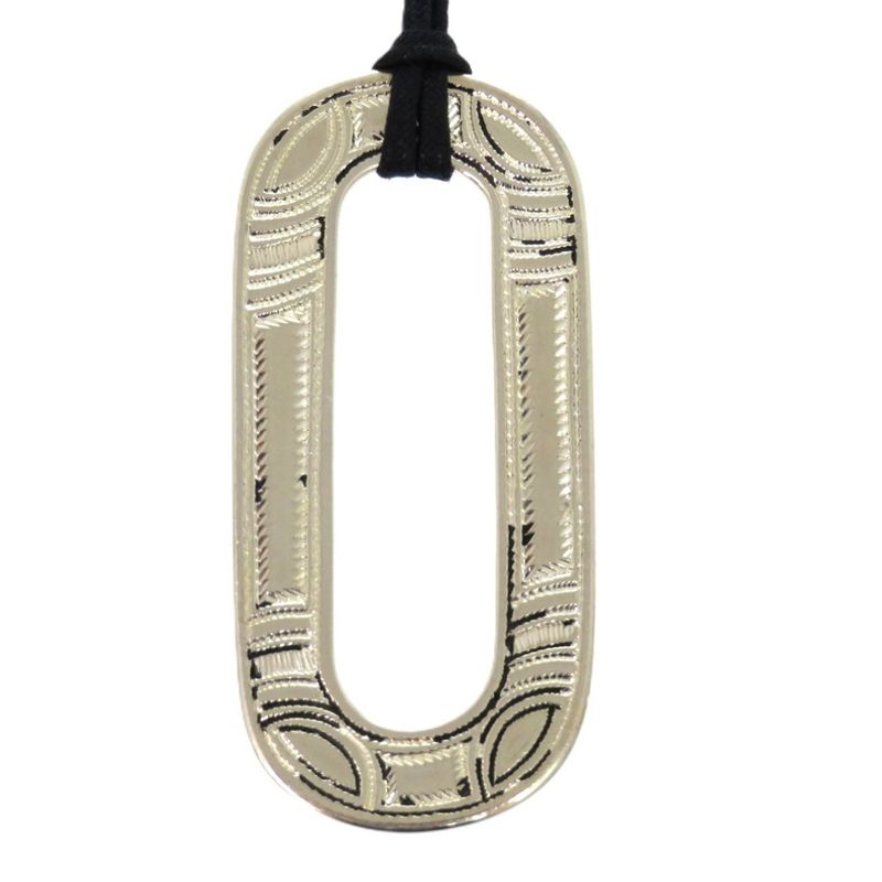 Hermes Touareg Silver 925 1761 Silver Necklace Hermes