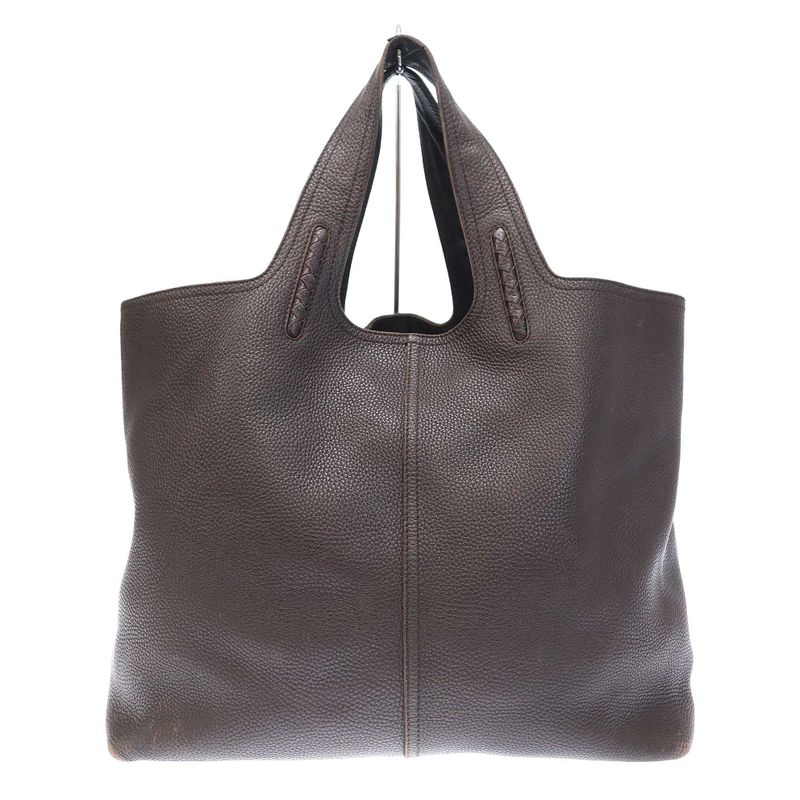 Bottega Veneta Leather Tote Bag Brown