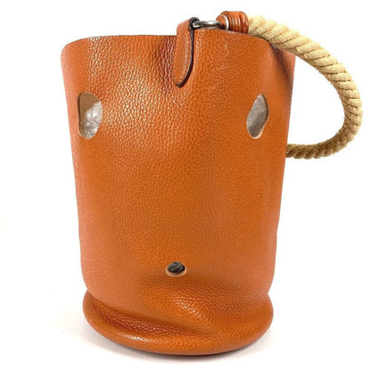 Hermes Shoulder Bag Mangeoir MM Mangeoir MM Taurillon Cles Mance Orange