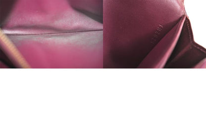 Louis Vuitton Vernis Portefeuille Sarah Wallet Purple M93577 LV 2996n