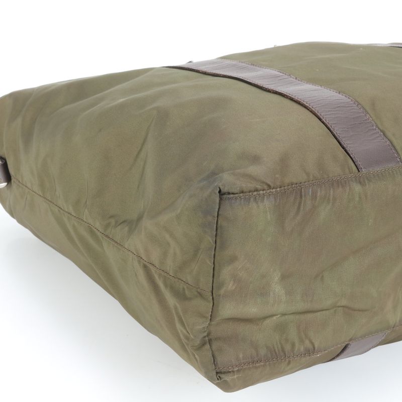 Prada Tessuto Nylon Triangle Logo Tote Bag Shoulder Business Commuter Document