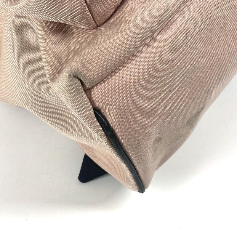 Saint Laurent Paris Backpack Sac Logo 326865 Canvas/leather Pink Beige