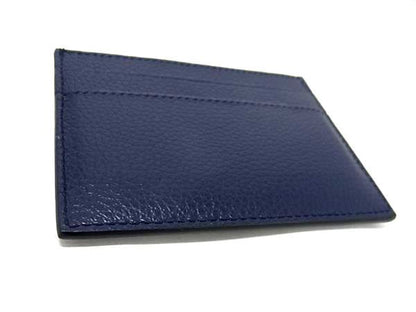 Balenciaga 640109 Neo-classic Leather Card Case Card Holder Pass Case Navy