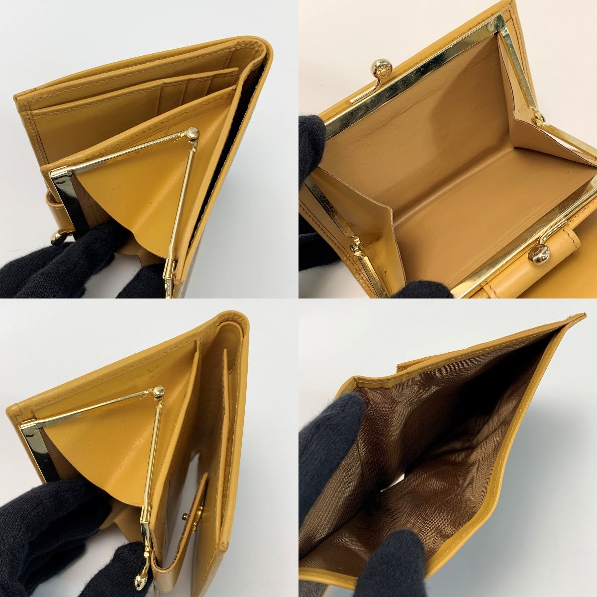 Celine Macadam Pattern Old Celine M13 Brown Bifold Wallet